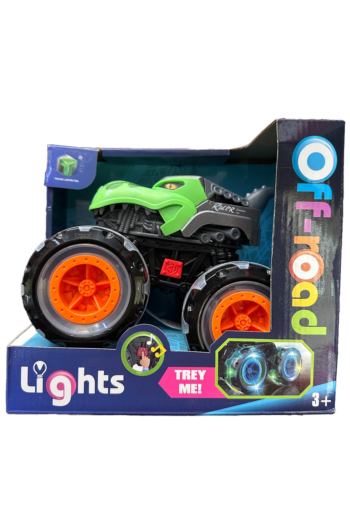 Kutulu Işıklı Büyük Teker Off-Road Hayvan Arazi Aracı