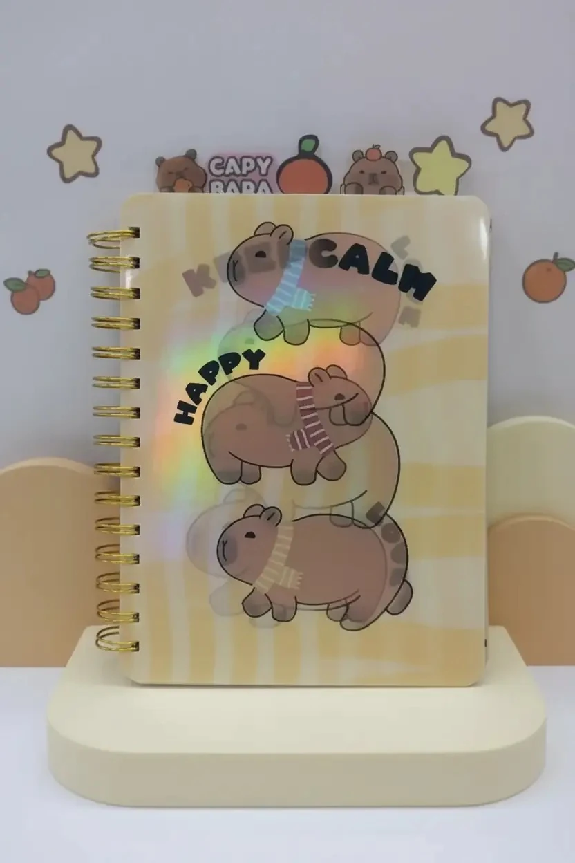 Taros Unick Color Hologramlı Seperatörlü Capybara Defter