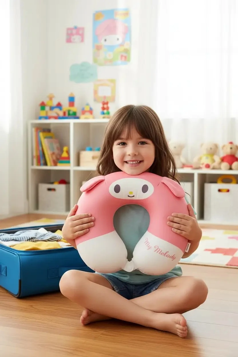 Sanrio Lisanslı Boyun Yastığı,Seyahat Yastığı - My Melody
