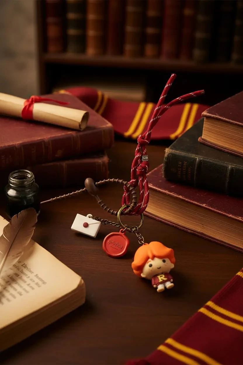 Harry Potter Lisanslı Kazaklı Figür Anahtarlık (Ron)