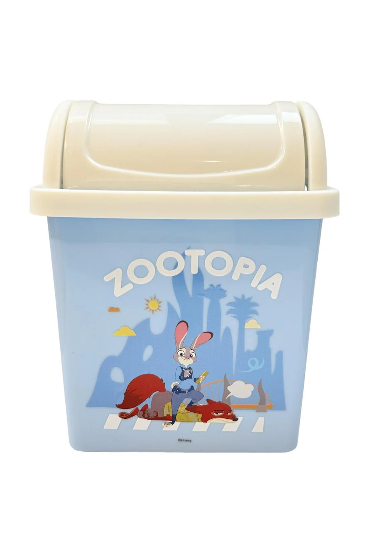 Disney Zootropolis Lisanslı Kapaklı Çöp Kovası