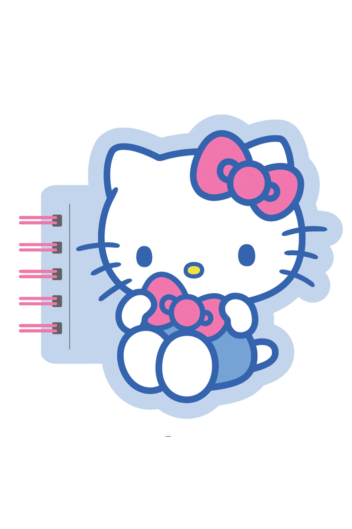 Sanrio Lisanslı Hello Kitty Figürlü Spiralli Not Defteri (80 Yaprak)