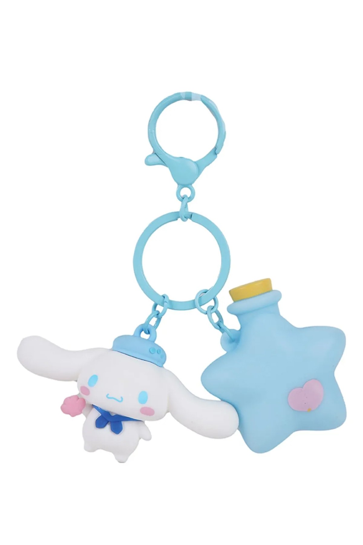 Sanrio Lisanslı Sahil Serisi Işıklı Anahtarlık - Cinnamoroll