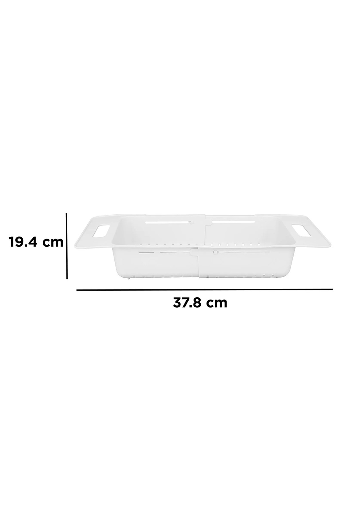 Ayarlanabilir Lavabo Süzgeci - Beyaz
