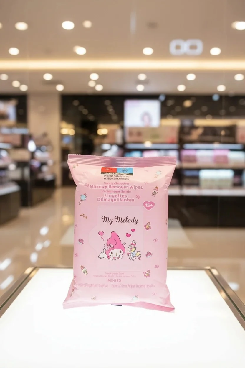 Sanrio Lisanslı Makyaj Temizleme Mendili - My Melody