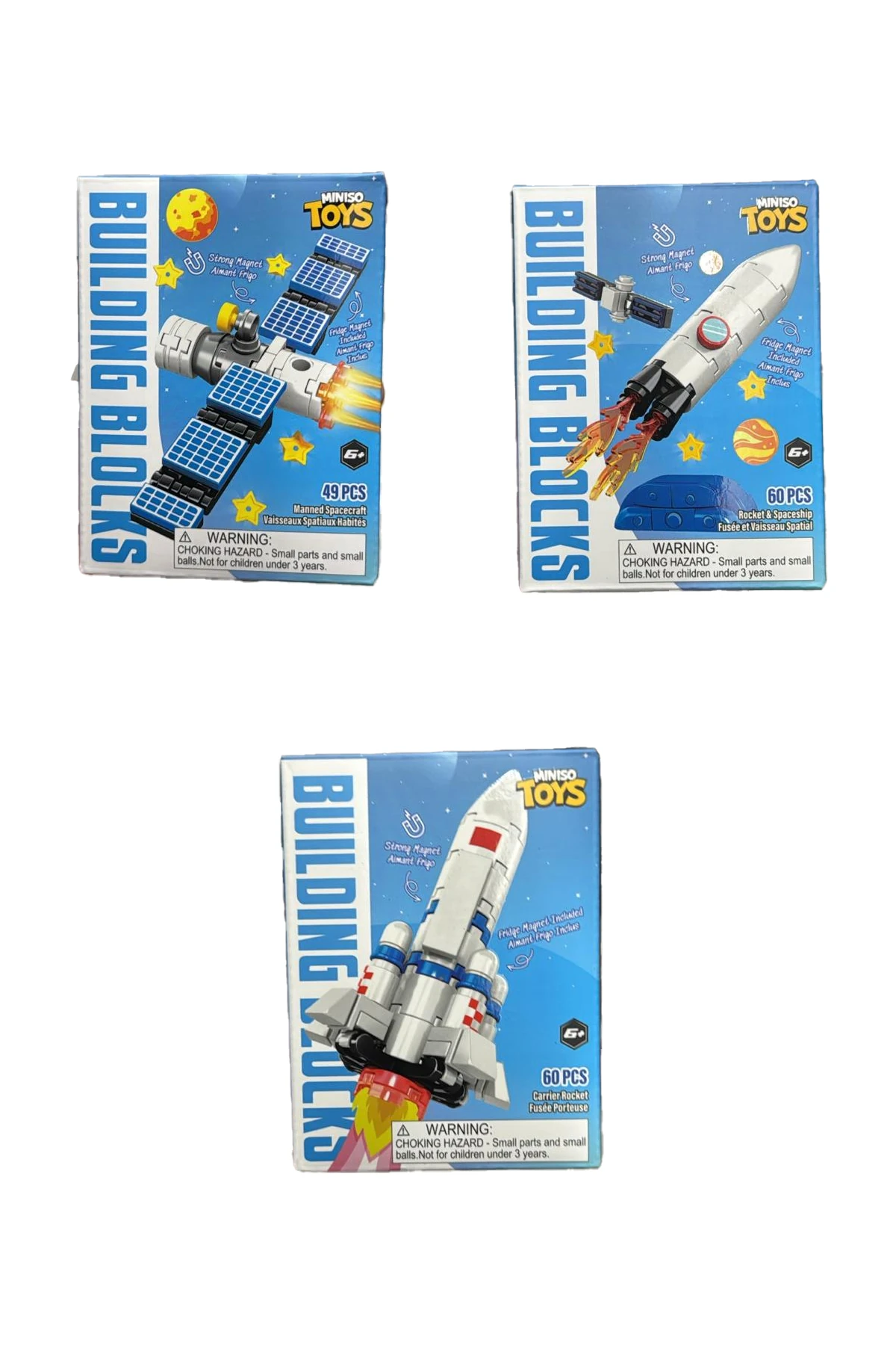 Miniso Lisanslı Ultra Roket Takımı Oyun Bloğu – Uzay Temalı 12 Cm