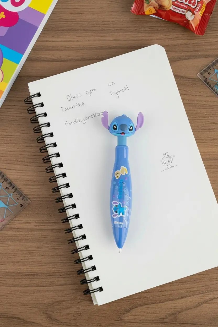 Disney Lilo&Stitch Lisanslı Kafa Figürlü Tükenmez Kalem 1.0mm - Stitch