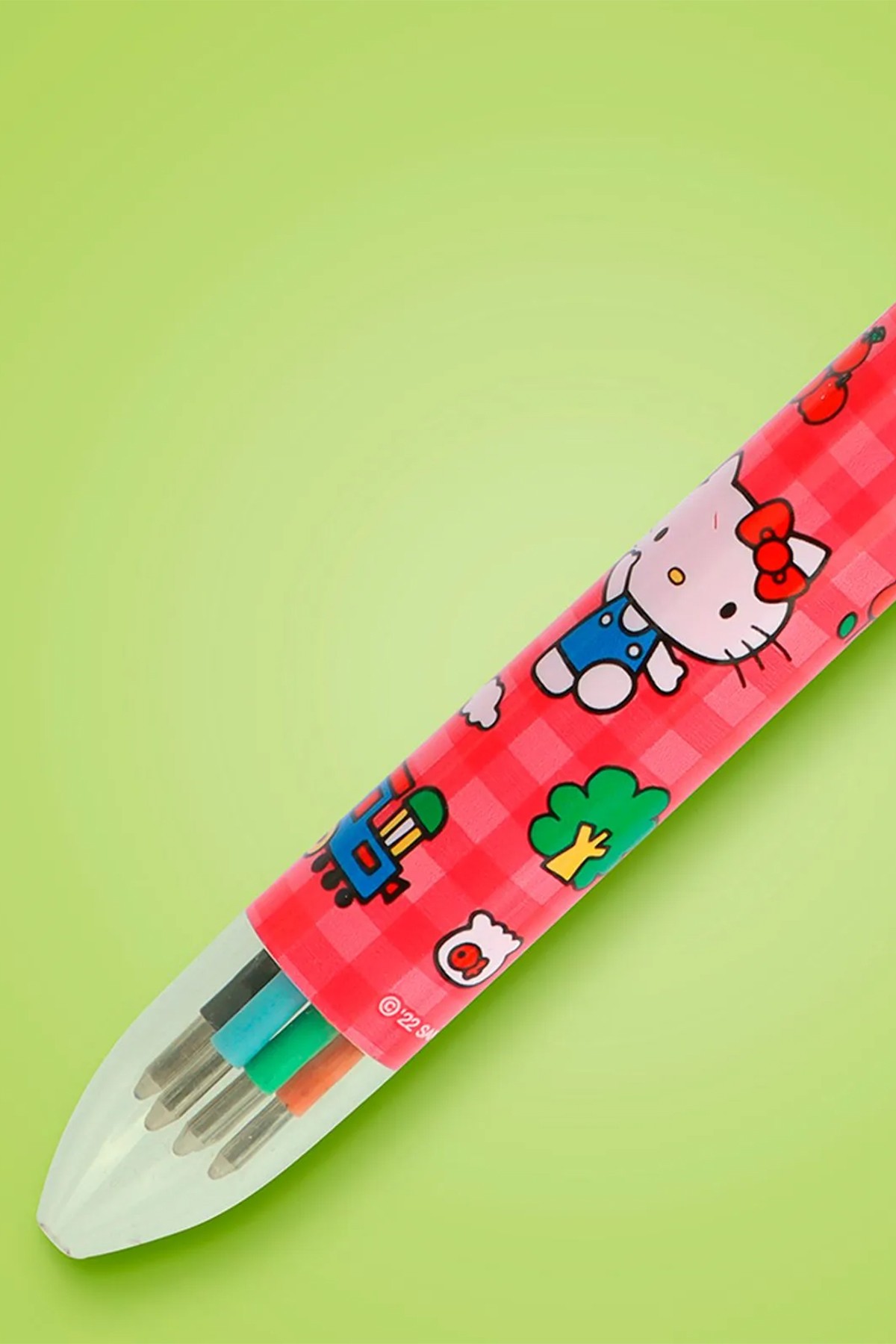 Hello Kitty'Nin Renkli Dünyası - 6 Renkli Çoklu Kalem