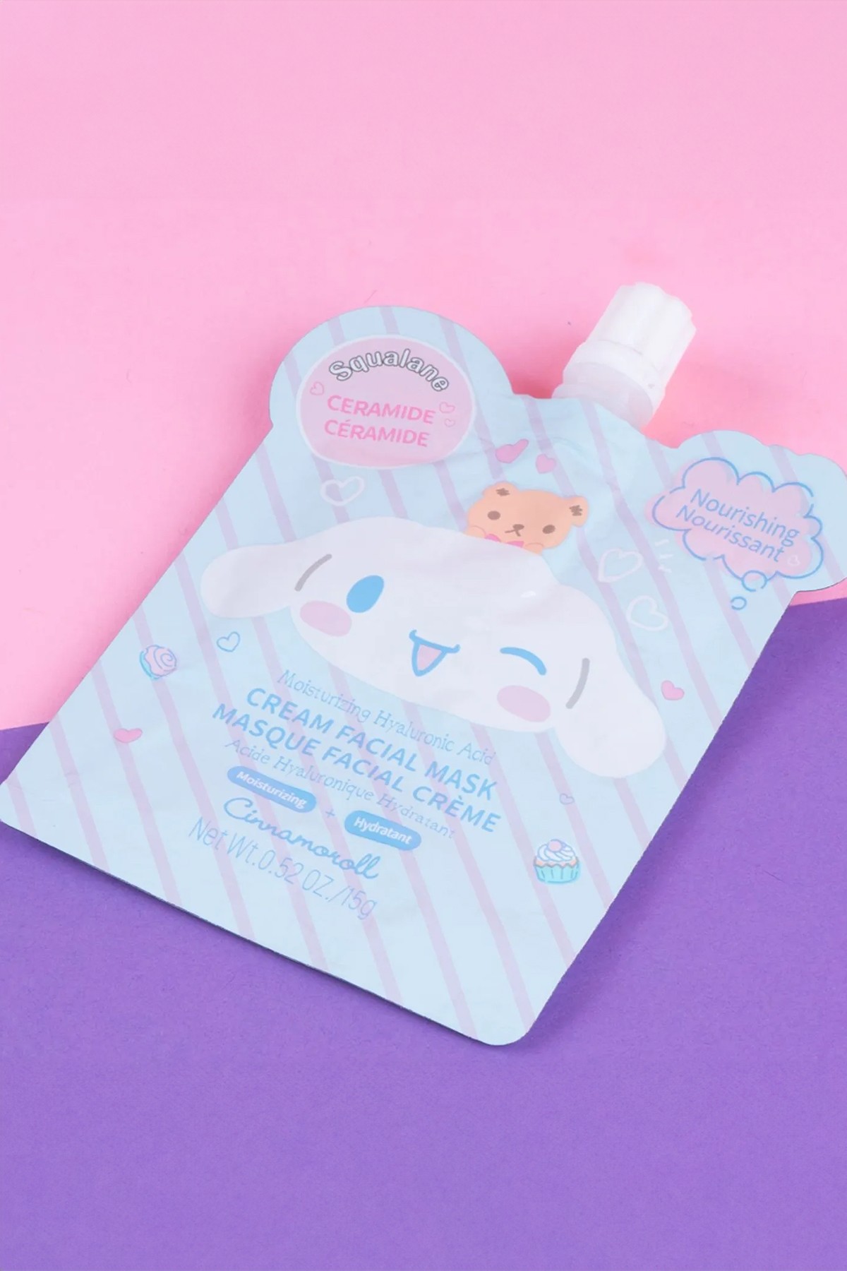 Sanrio Lisanslı Hyaluronic Asitli Krem Yüz Maskesi - Cinnamoroll