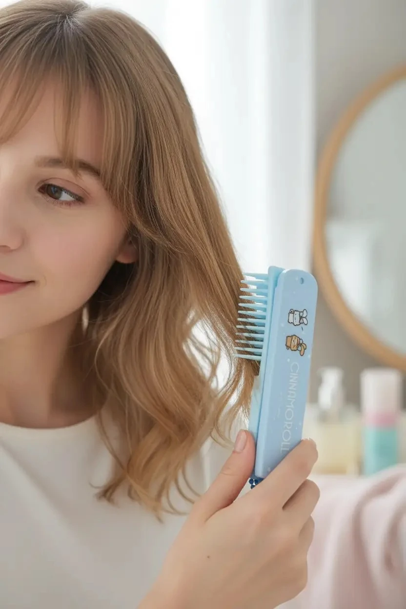 Sanrio Lisanslı Çift Kullanımlı Katlanabilir Tarak