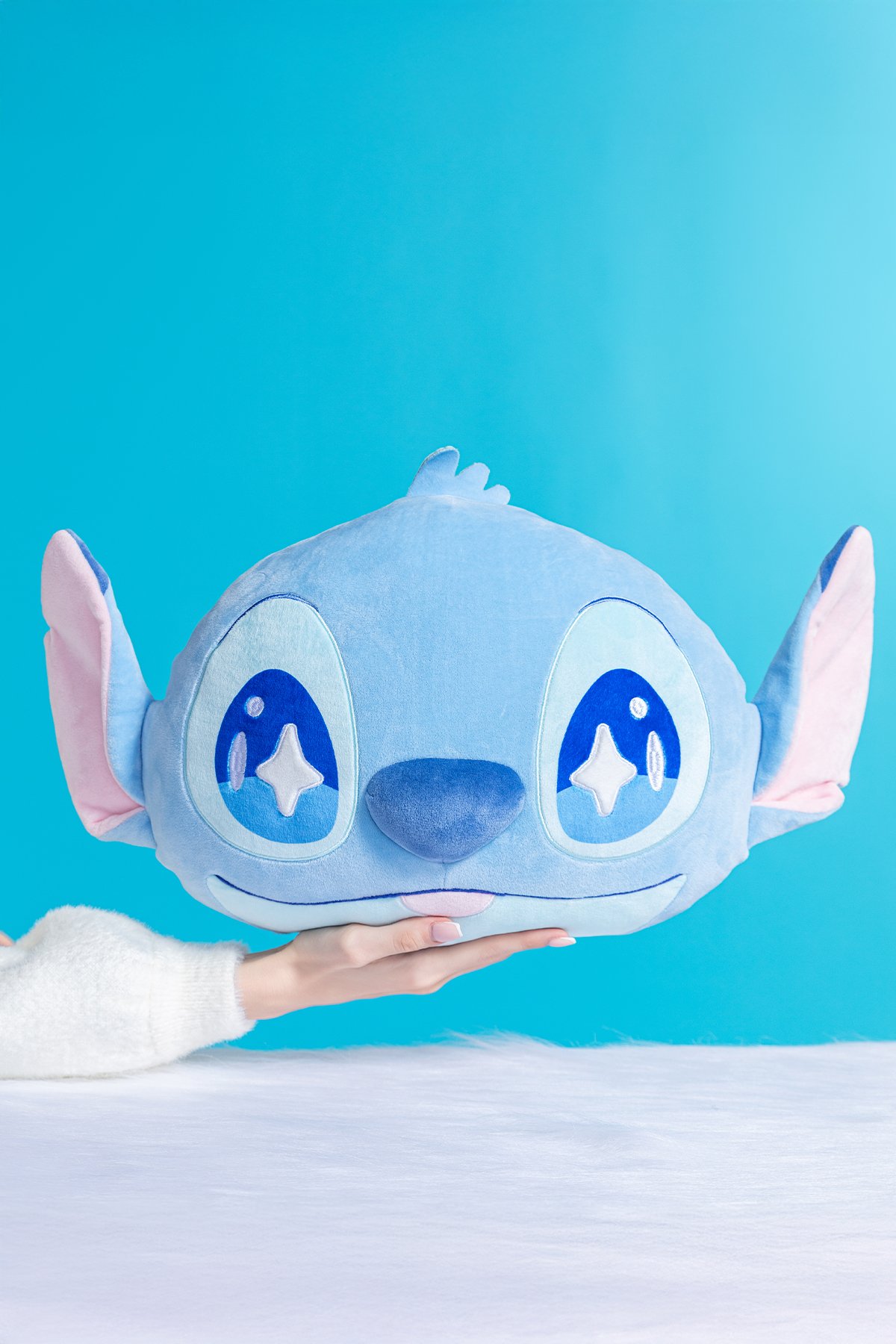 Disney Lilo&Stitch Lisanslı Parti Serisi Kalp Şekilli Yastık