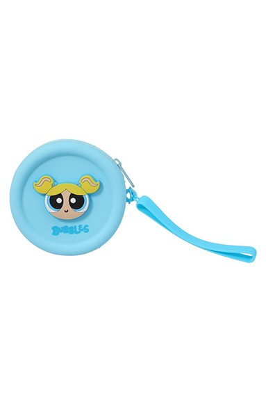 Powerpuff Girls Lisanslı Silikon Bozuk Para Çantası - Bubbles