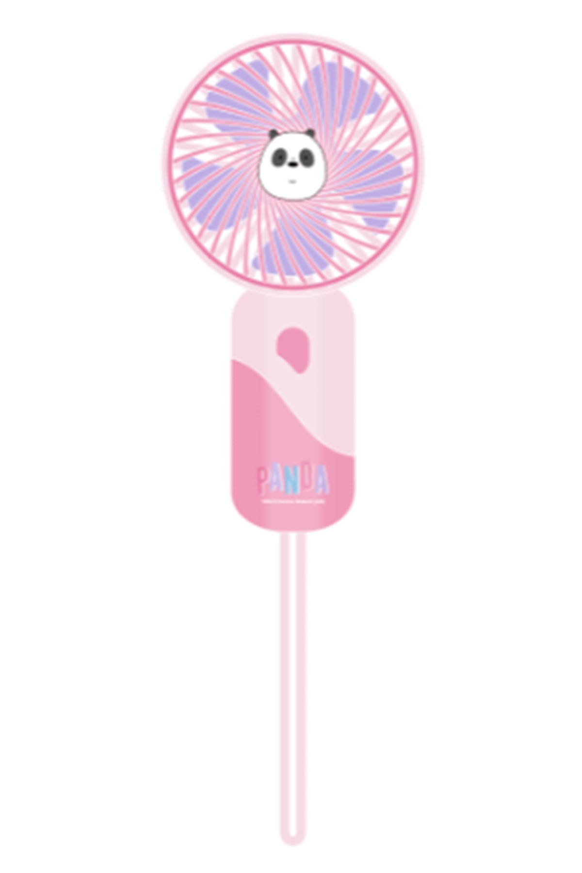 We Bare Bears Lisanslı Mini Fan - Panda