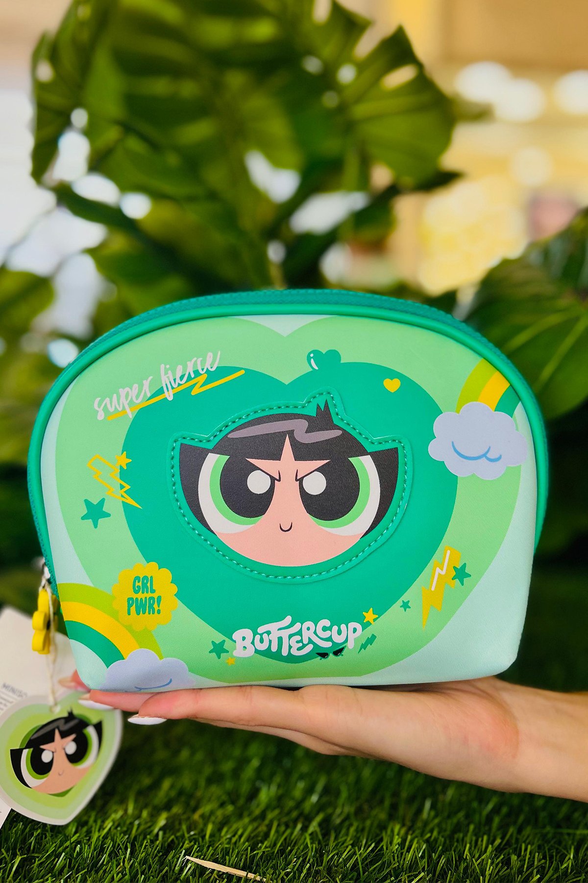Powerpuff Girls Lisanslı Kozmetik Çantası - Buttercup