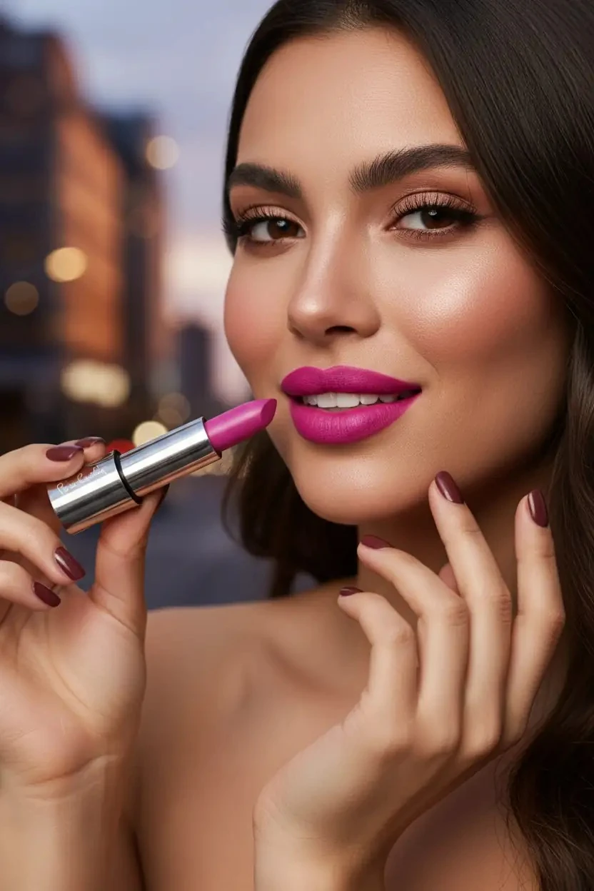 Pierre Cardin Magnetic Dream Lipstick - Electrique Pink Ruj