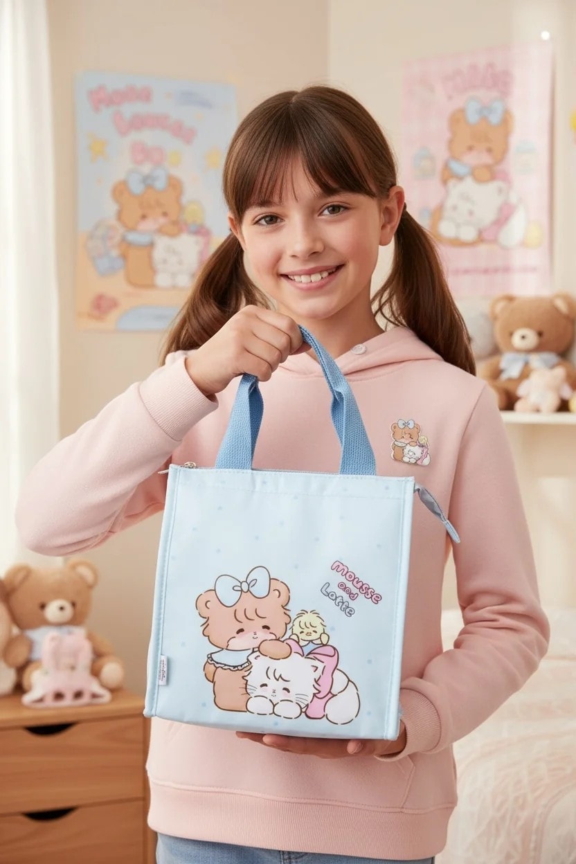 Mikko Lisanslı Yiyecek Çantası - Mavi