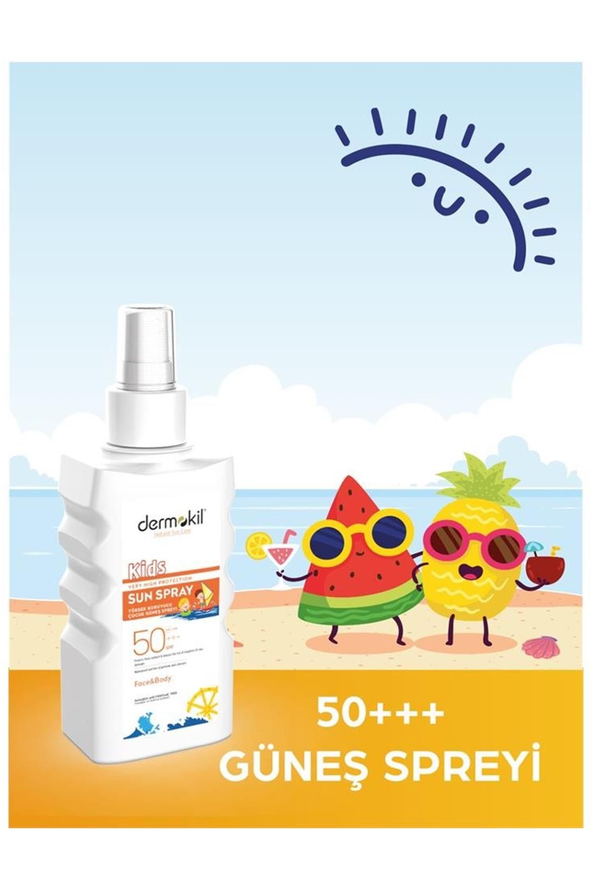 50+++Spf Yüksek Koruyucu Çocuk Güneş Spreyi 200 Ml