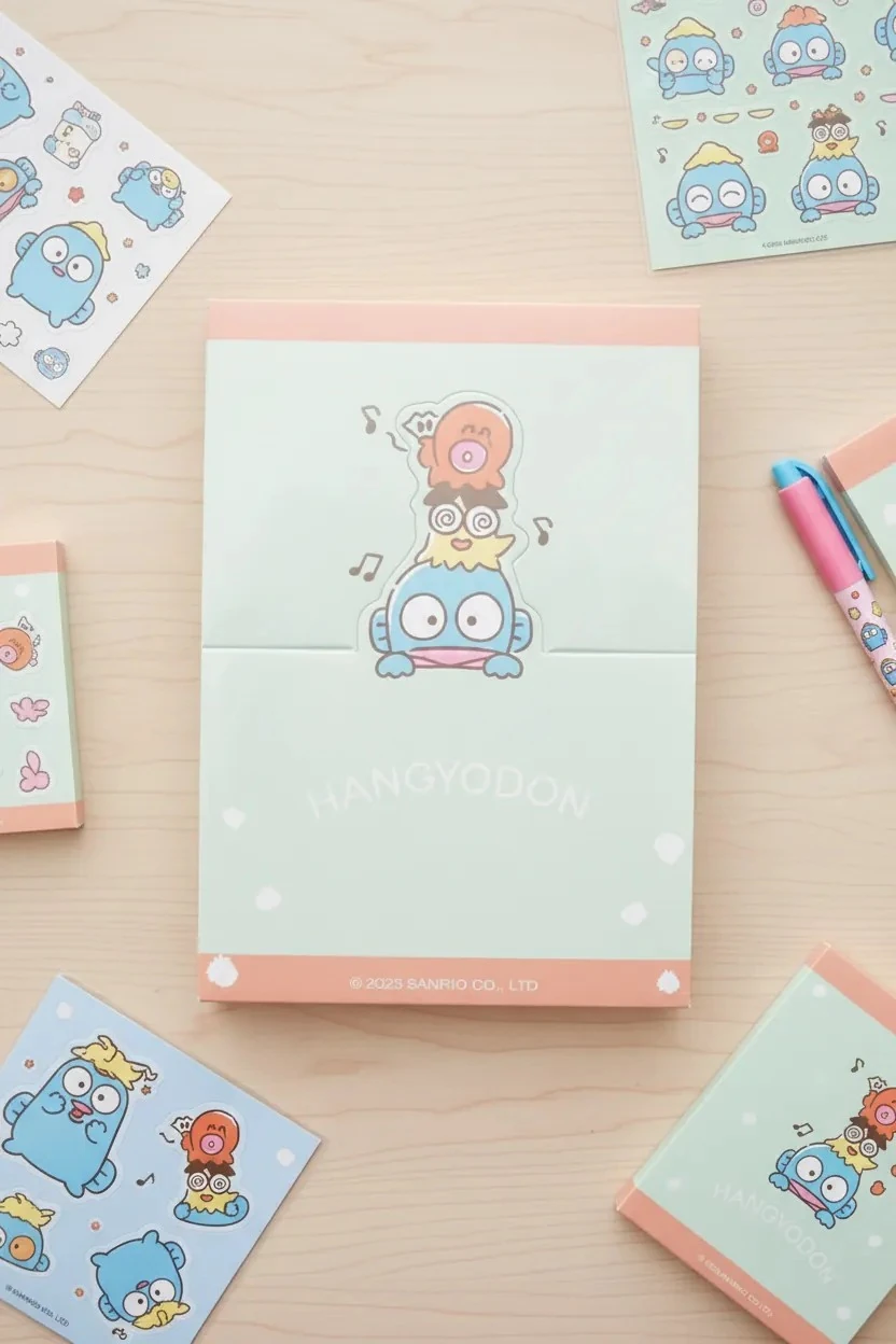 Sanrio Lisanslı Standlı Not Defteri - Hangyodon