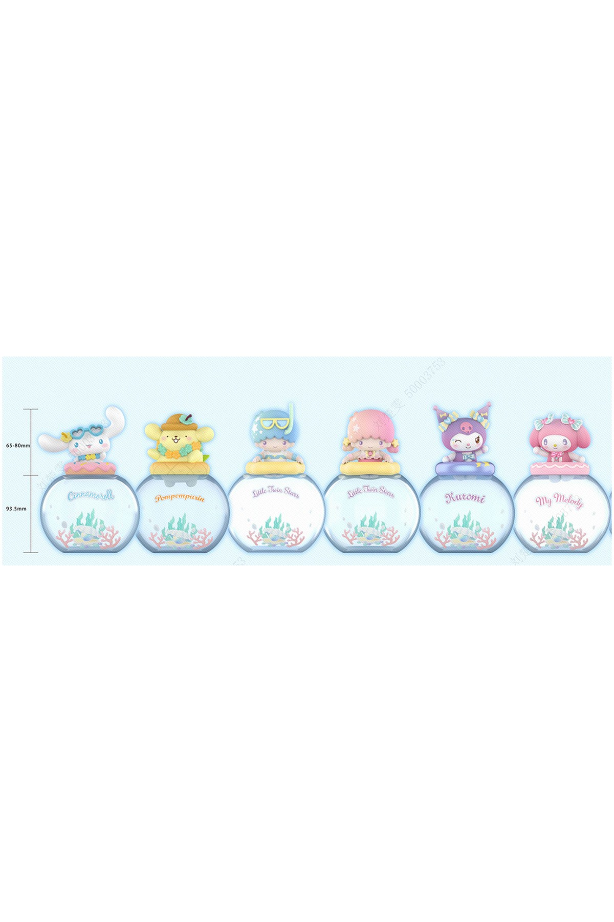 Sanrio Lisanslı İnci Saklama Hazinesi: Sürpriz Figürlü Kutu Blind Box