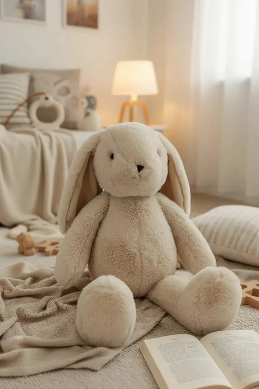 Miniso Lisanslı Arkadaş Edin Tavşan Peluş Oyuncak 90 Cm – Yumuşacık Sarılmalık Büyük Boy