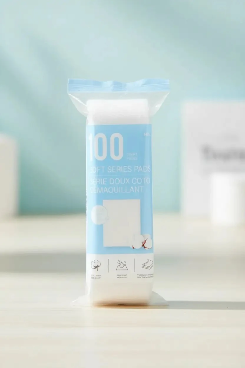Miniso Lisanslı Yumuşak Serisi Makyaj Temizleme Pamuğu 100 Adet Bakım Seti