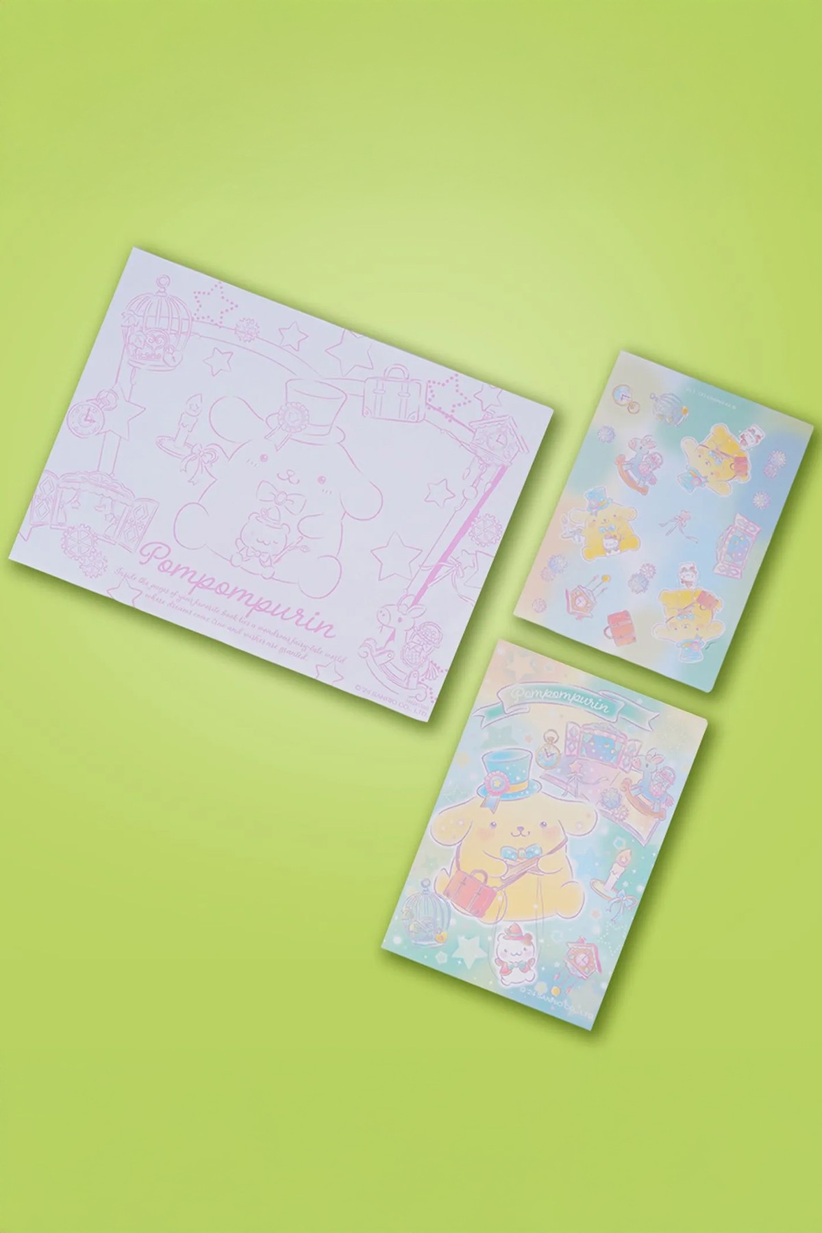 Sanrio Lisanslı Renkli Boyama Seti - Pompompurin