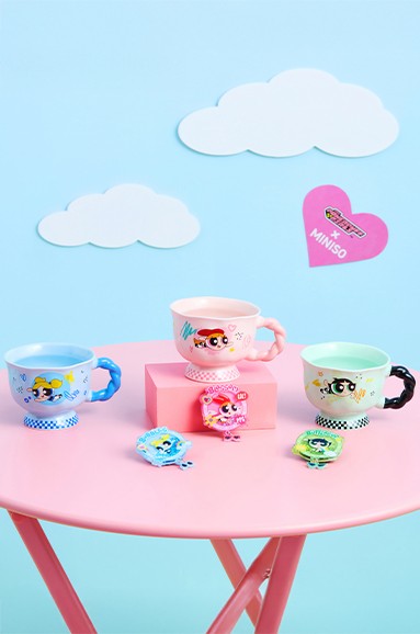 Powerpuff Girls Lisanslı Kulplu Seramik Bardak 330mL - Blossom