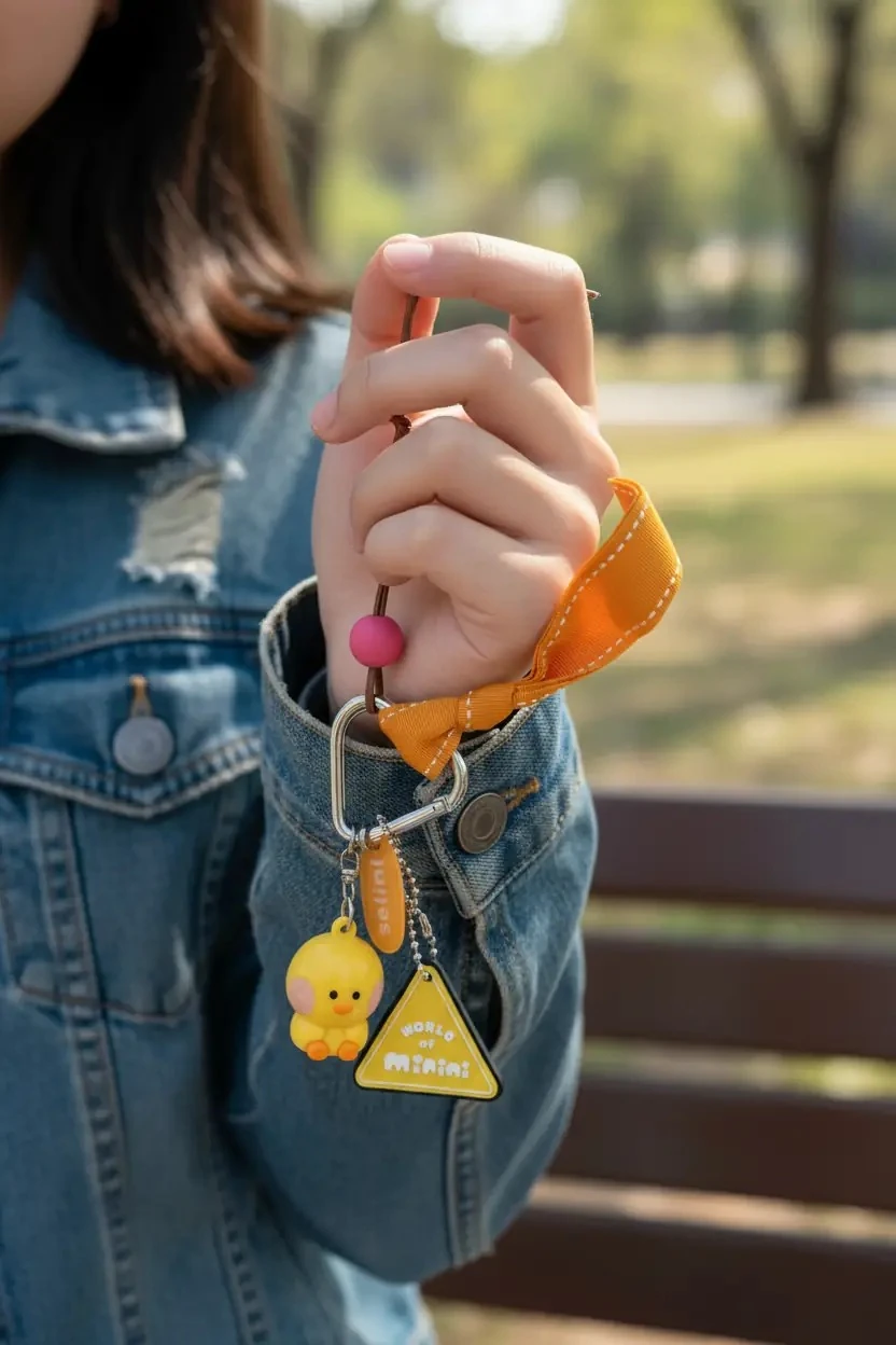 Minini Koleksiyon Dopamin Oturma Duruşu 3D Anahtarlık