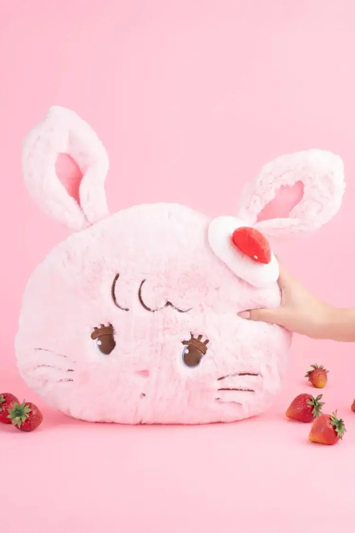 Mikko Lisanslı Çilek Serisi Peluş Yastık - Cammy (Outlet)