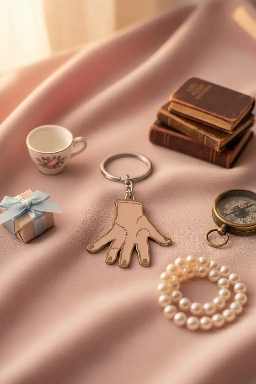 Wednesday Lisanslı Thing Anahtarlık – İkonik El Figürlü Tasarım