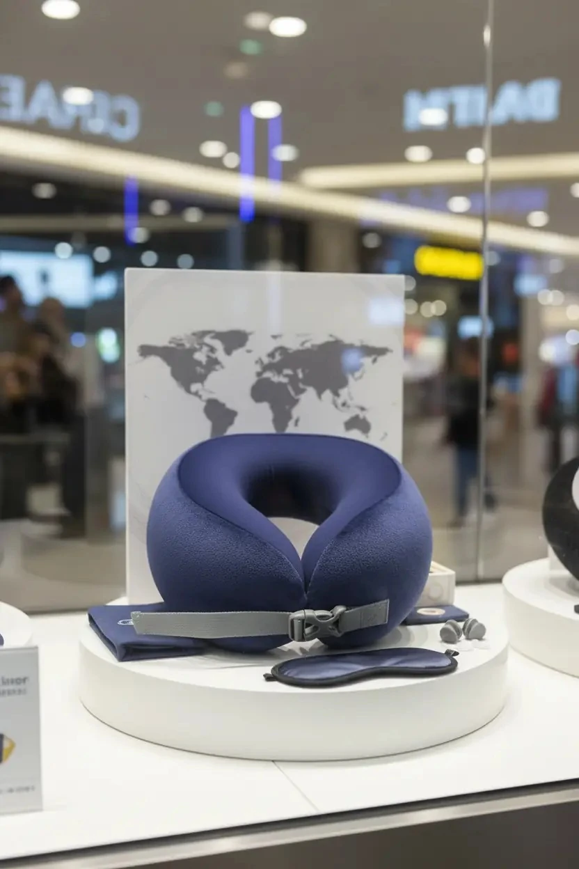 Miniso Lisanslı Ayarlanabilir Hafızalı Köpük Boyun Yastığı 25 Cm – Düz Renk Ergonomik