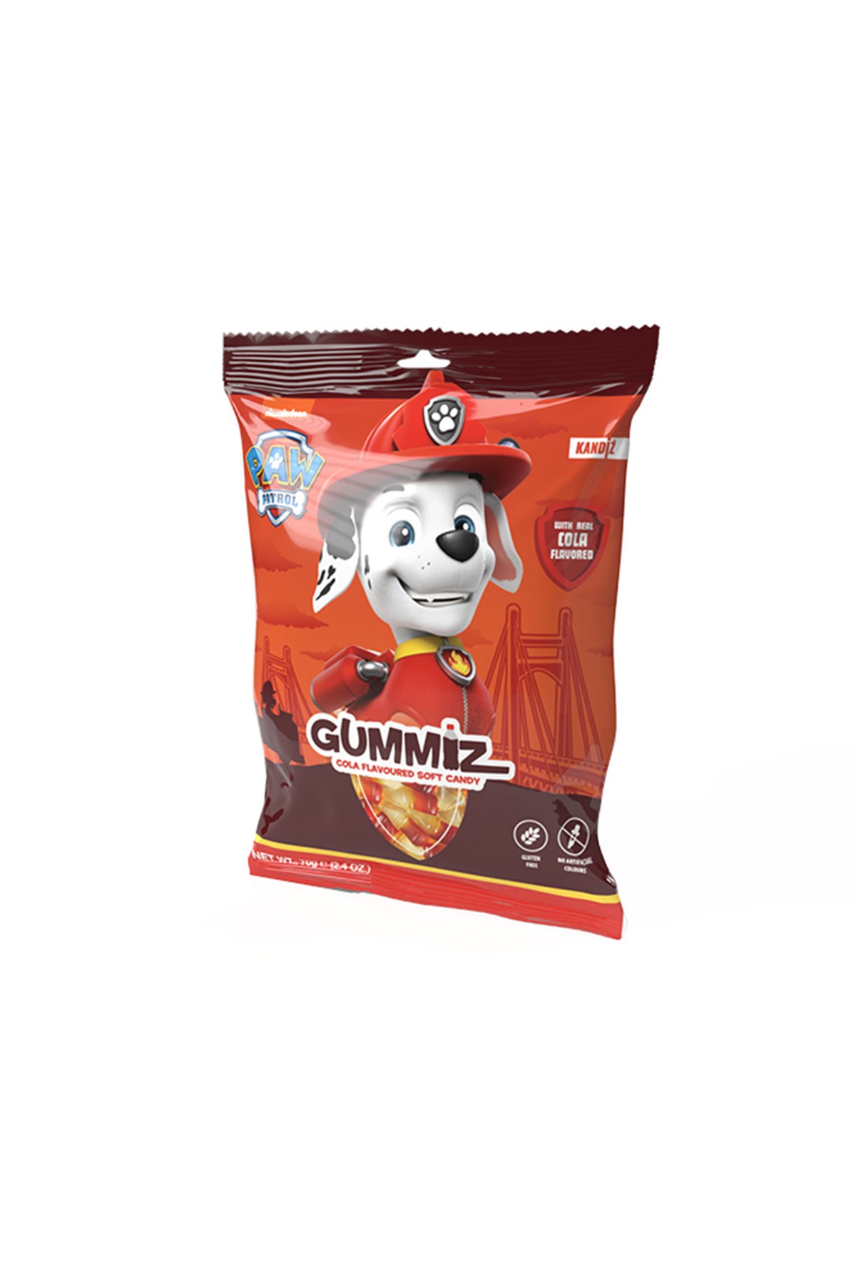 Paw Patrol - Sünger Bob Gummiz Cola 70G Lezzetli ve Eğlenceli Jelibonlar