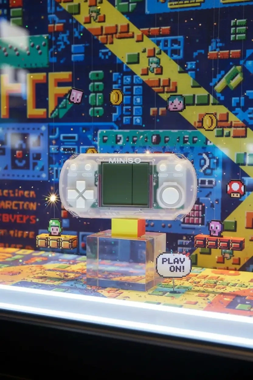 Miniso Retro Şeffaf Oyun Konsolu Model: K021