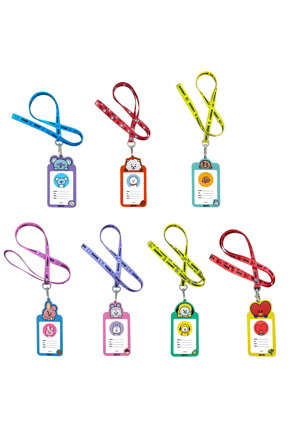BT21 Lisanslı Koleksiyon Kartlık