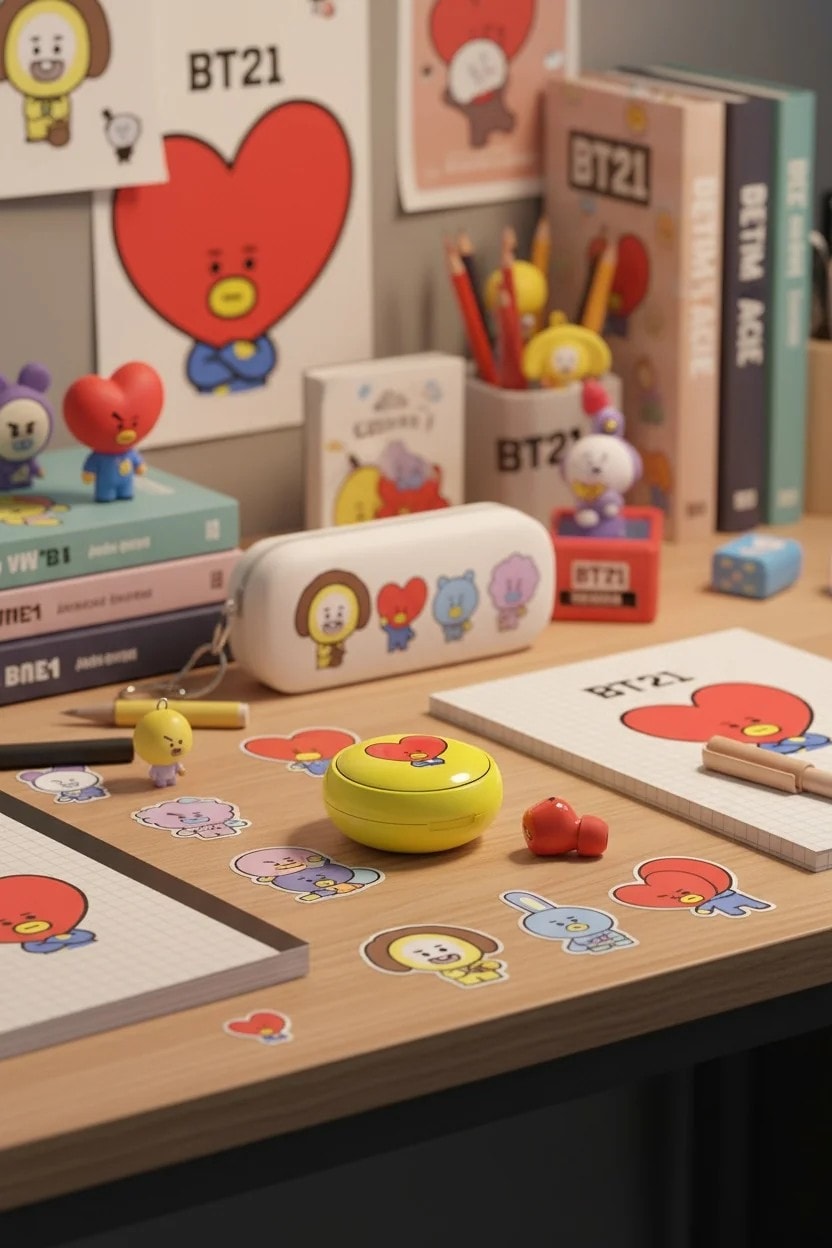 BT21 Lisanslı TWS Kulaklık Modeli: T310 (TATA)