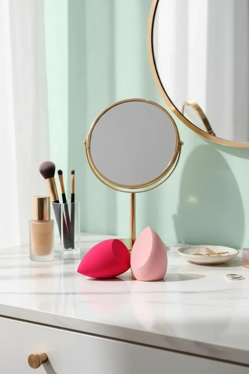 Cilt Dostu Yumuşak Makyaj Süngeri Seti