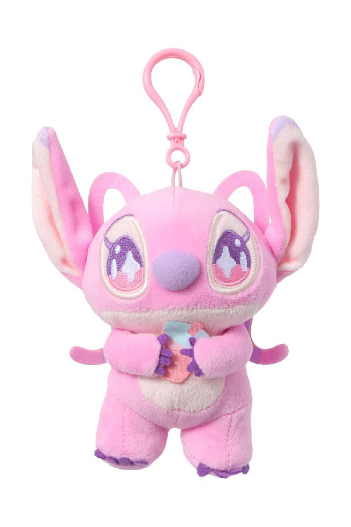 Disney Lilo&Stitch Lisanslı Parti Serisi Peluş Çanta Süsü Anahtarlık - Angel