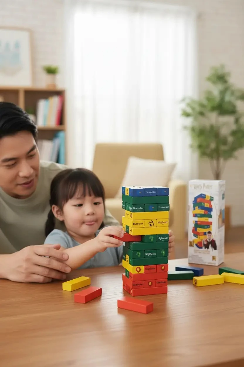 Harry Potter Lisanslı Ahşap İstiflenebilir Oyuncak