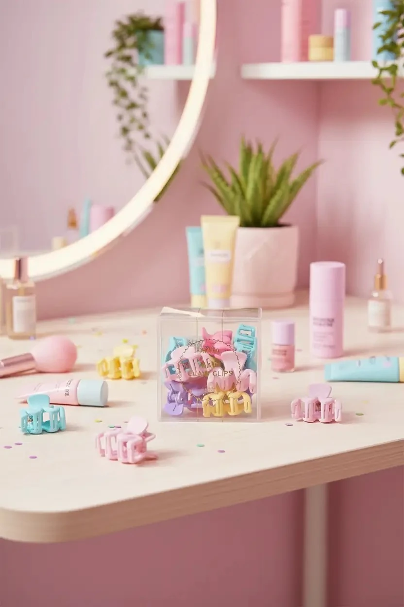 Miniso Lisanslı Kıskaç Saç Tokası Seti (10 Adet) – Güçlü Tutuşlu & Günlük Mini Toka