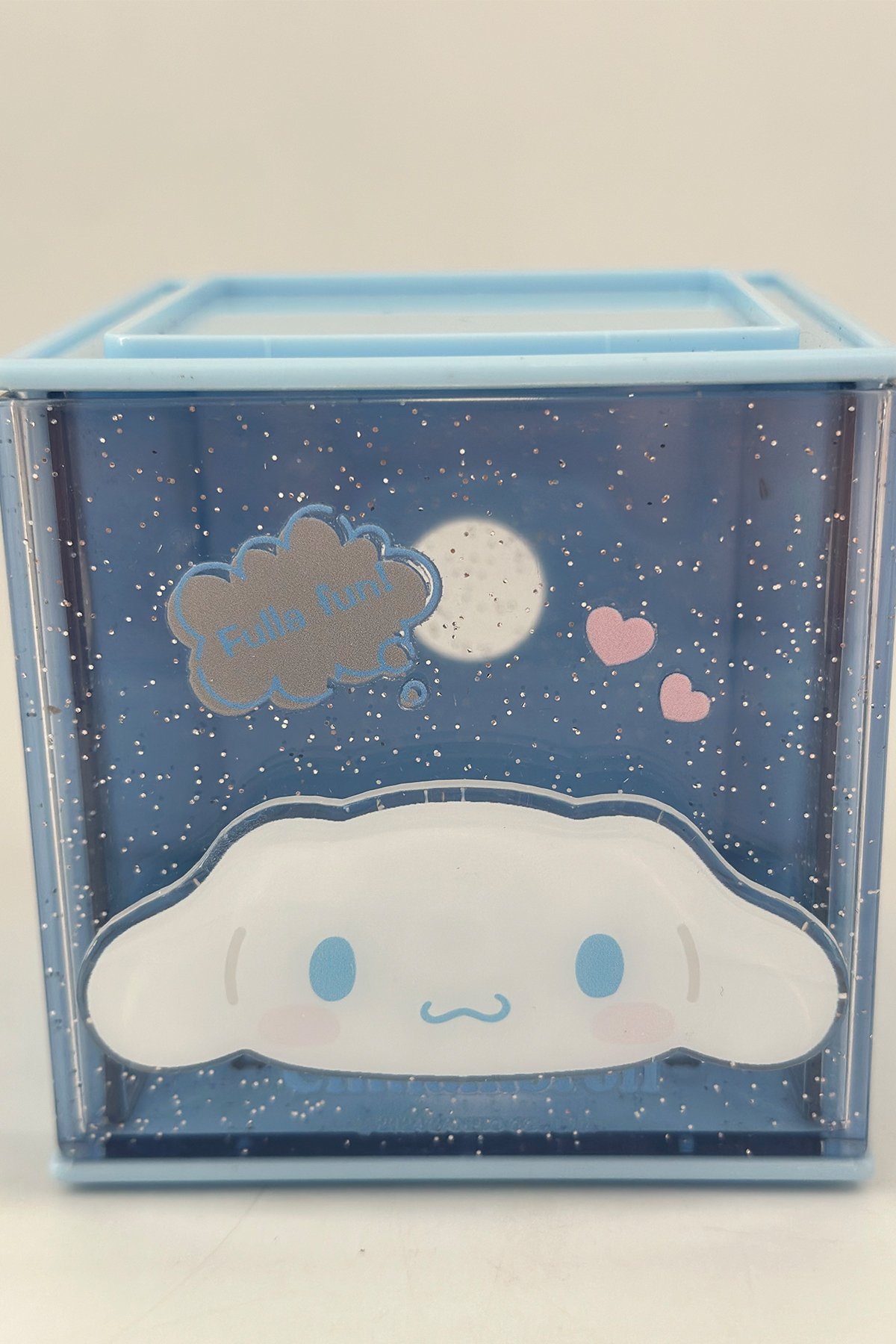 Sanrio Lisanslı Akrilik Saklama Kutusu (Cinnamoroll)