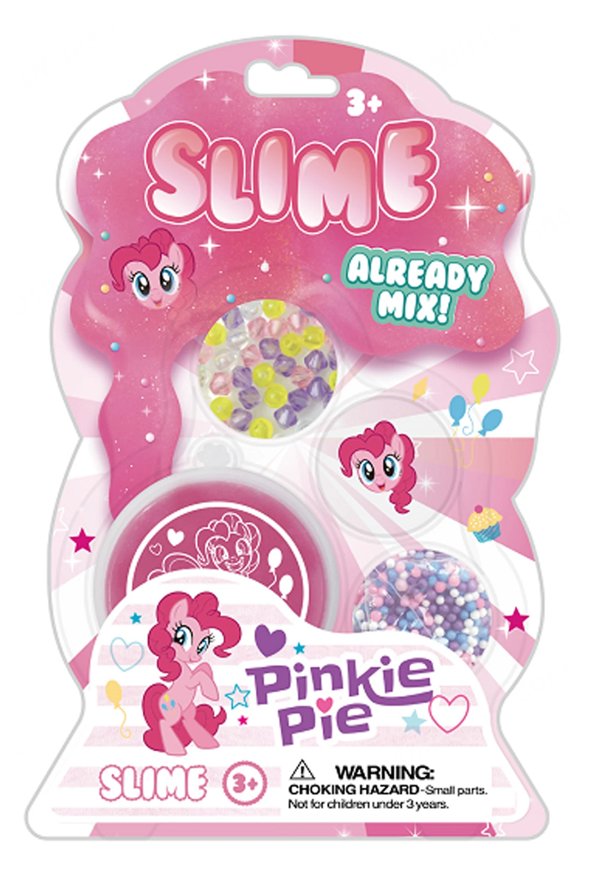 My Little Pony Lisanslı Tek Renk Slime Set (Pinkie Pie)