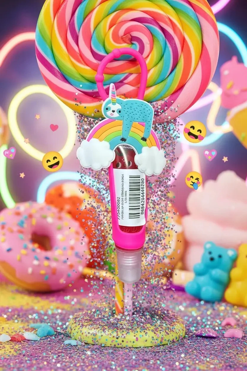 Purgel Lip Gloss - Gökkuşağı Koala