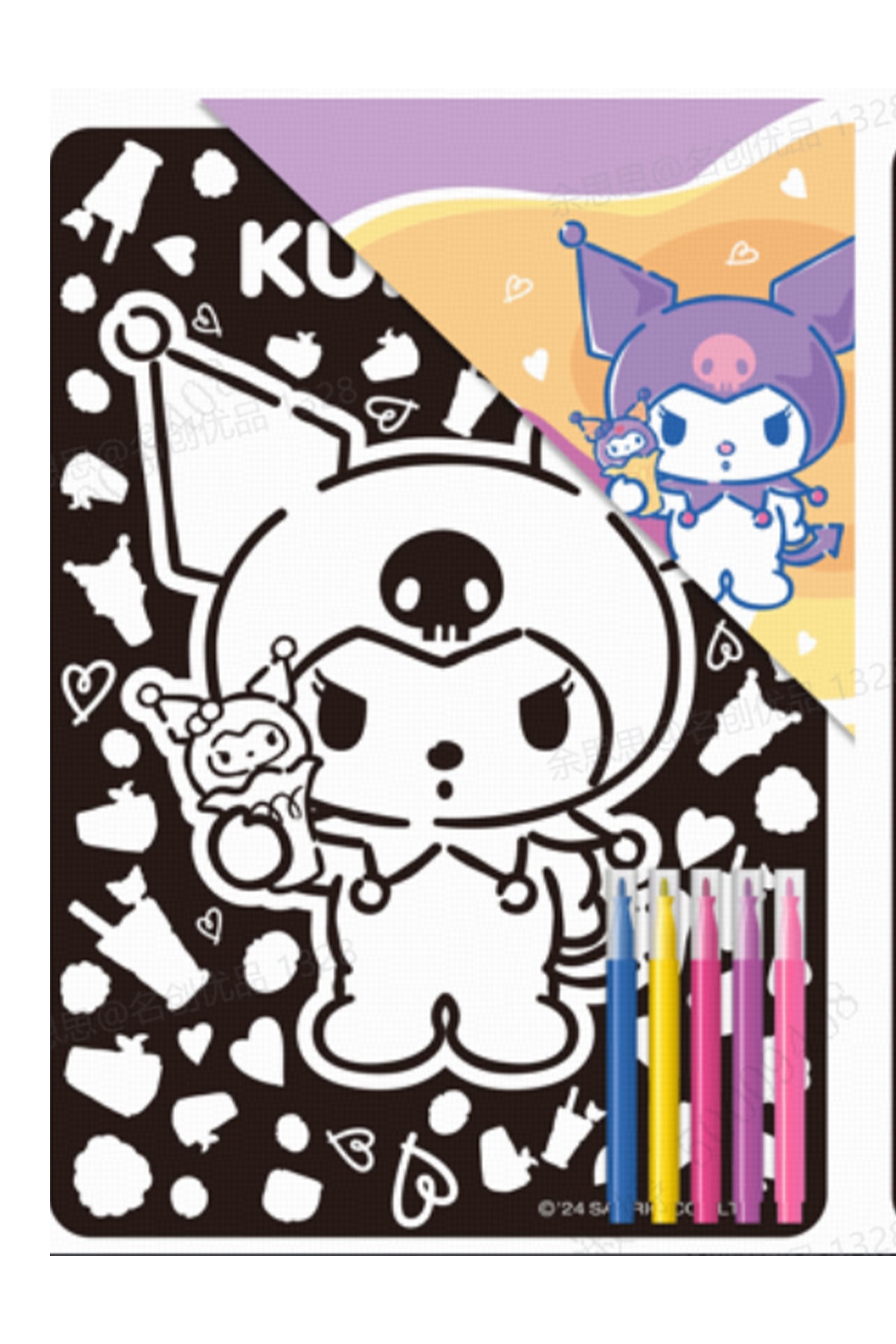Sanrio Lisanslı  Hello Kitty Ve Arkadaşları Boyama Seti (2 Çeşitli Model)(B)