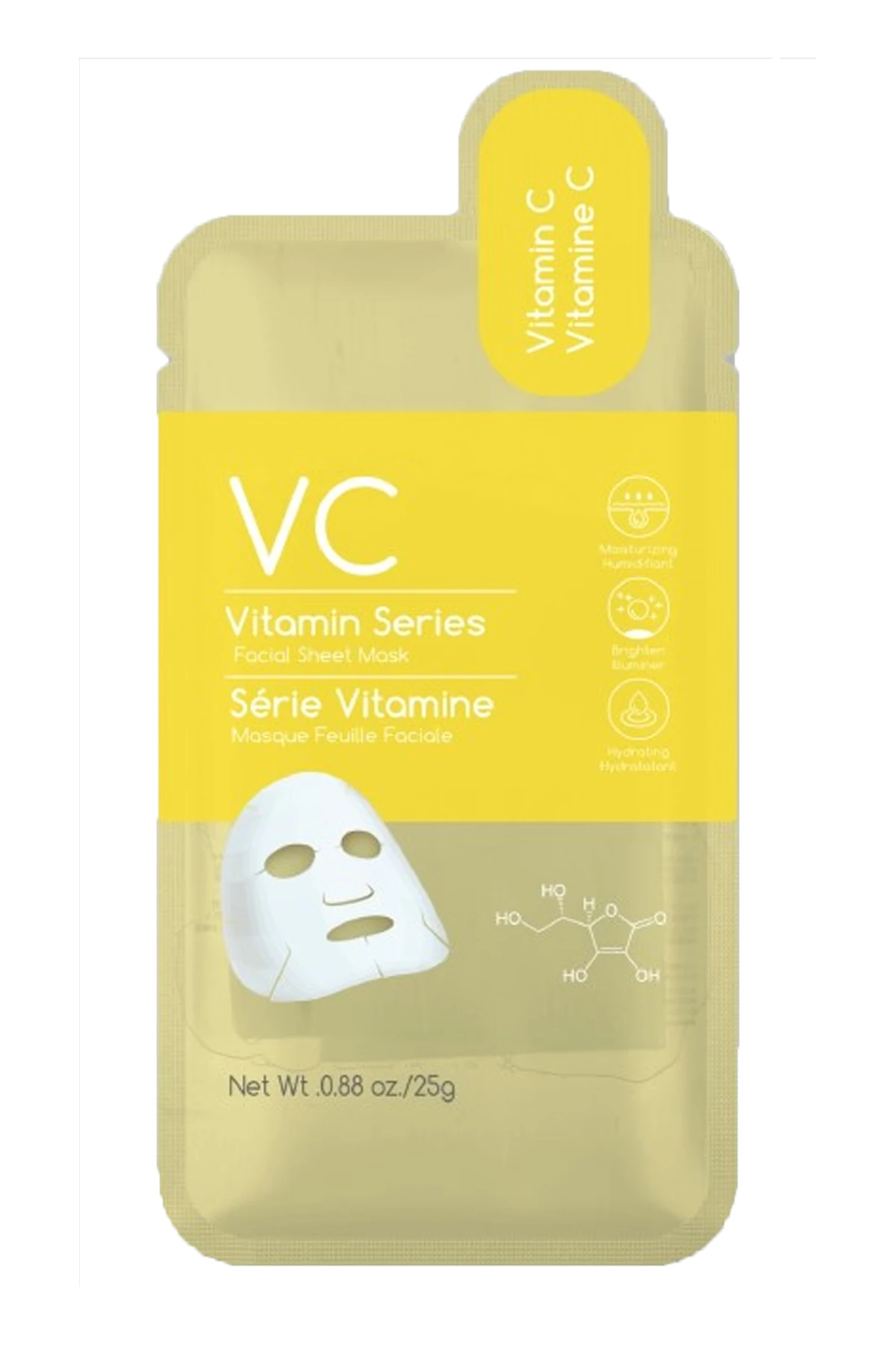 Vitamin Serisi Kağıt Yüz Maskesi (VC)