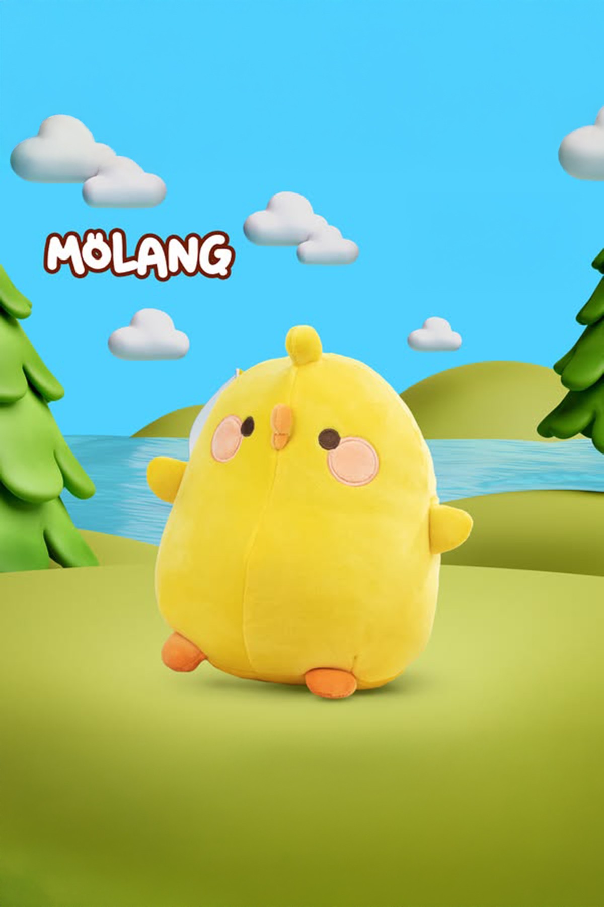 Molang Lisanslı Orta Boy Peluş Oyuncak