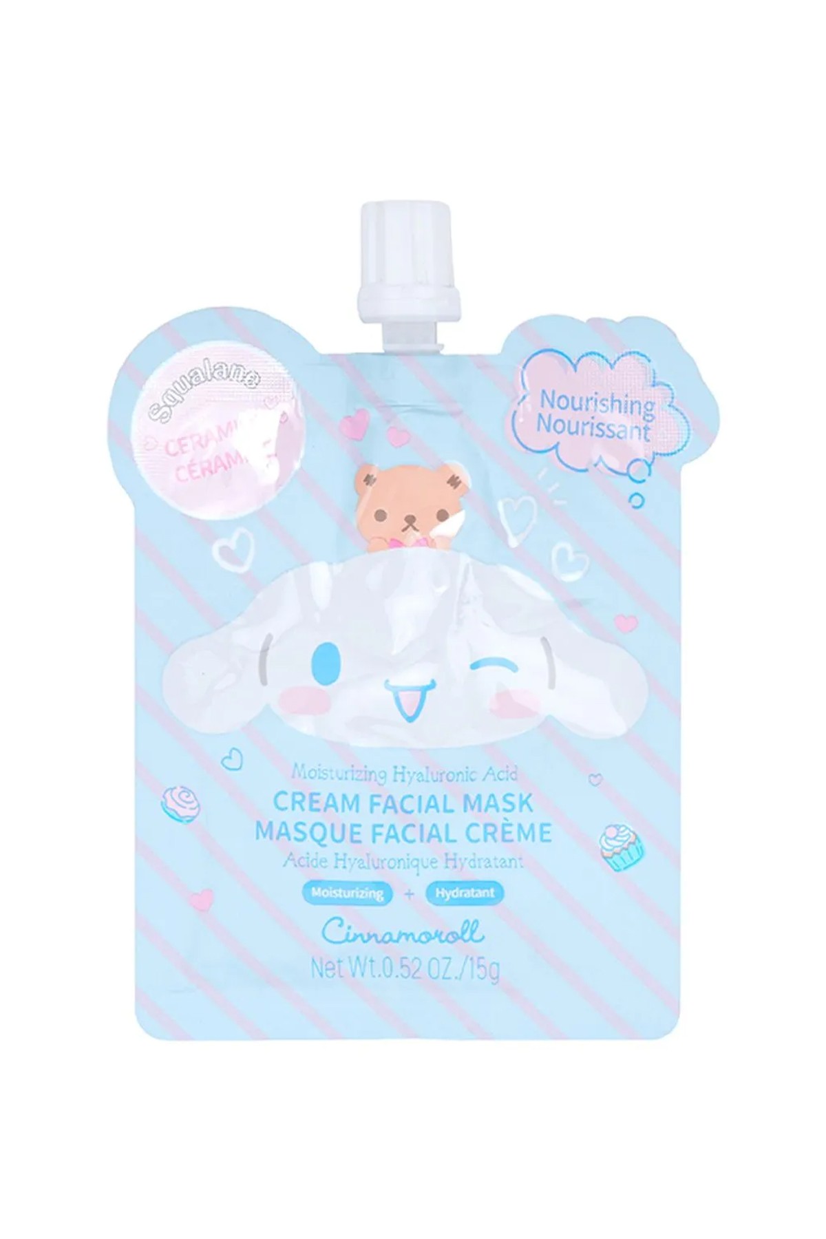 Sanrio Lisanslı Hyaluronic Asitli Krem Yüz Maskesi - Cinnamoroll