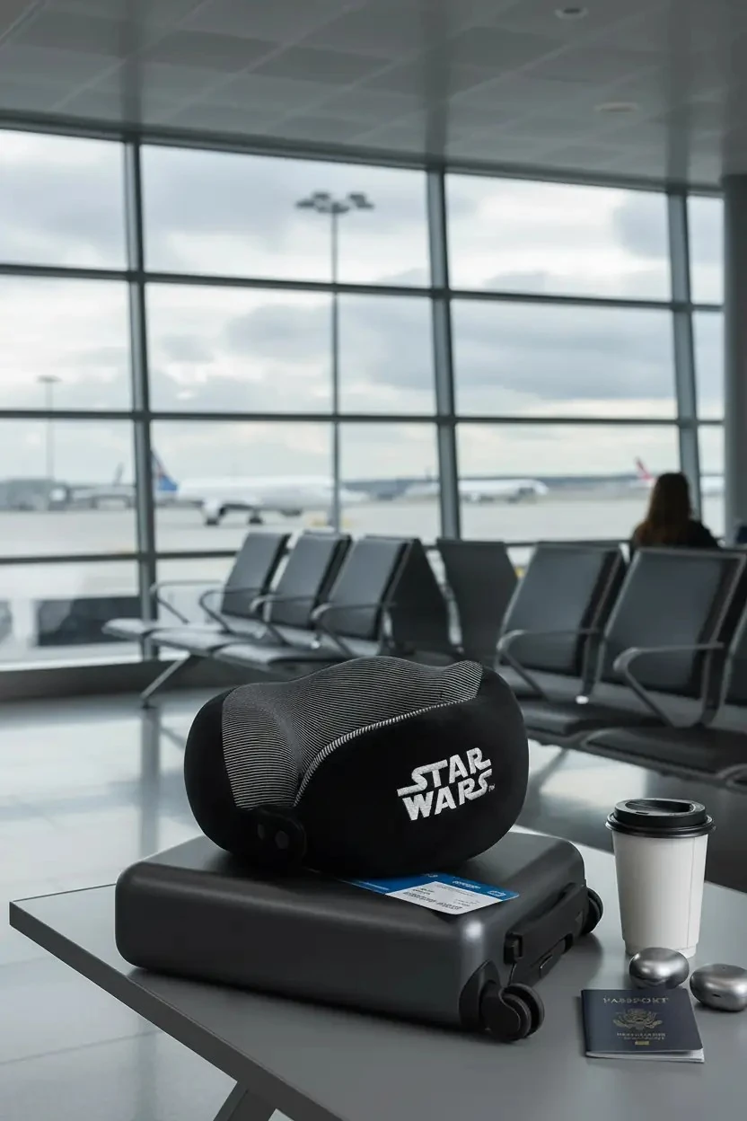 Star Wars Koleksiyonu Hafızalı Sünger Boyun Yastığı (Star Wars