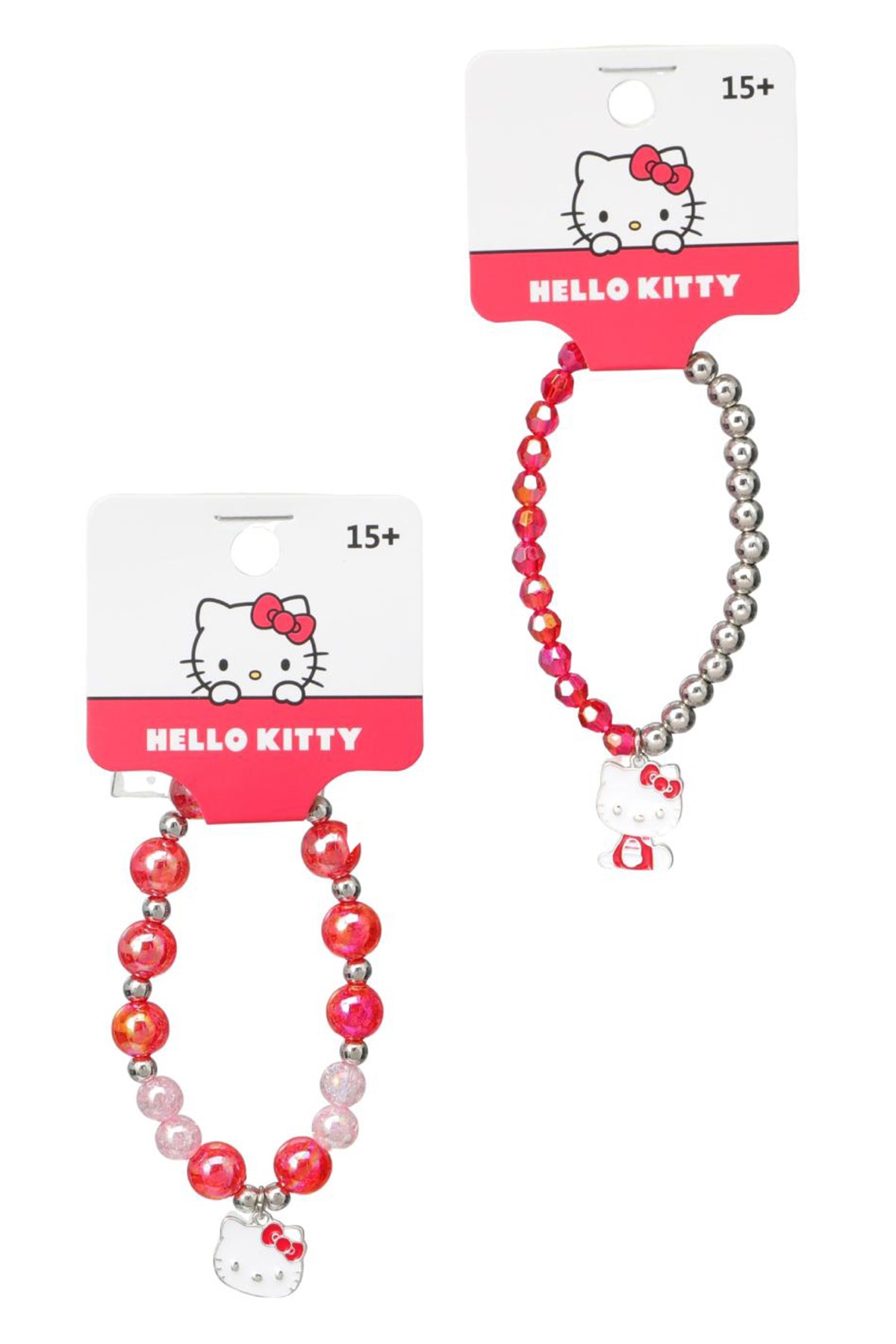 Sanrio Lisanslı Hello Kitty Boncuklu Saç Tokası