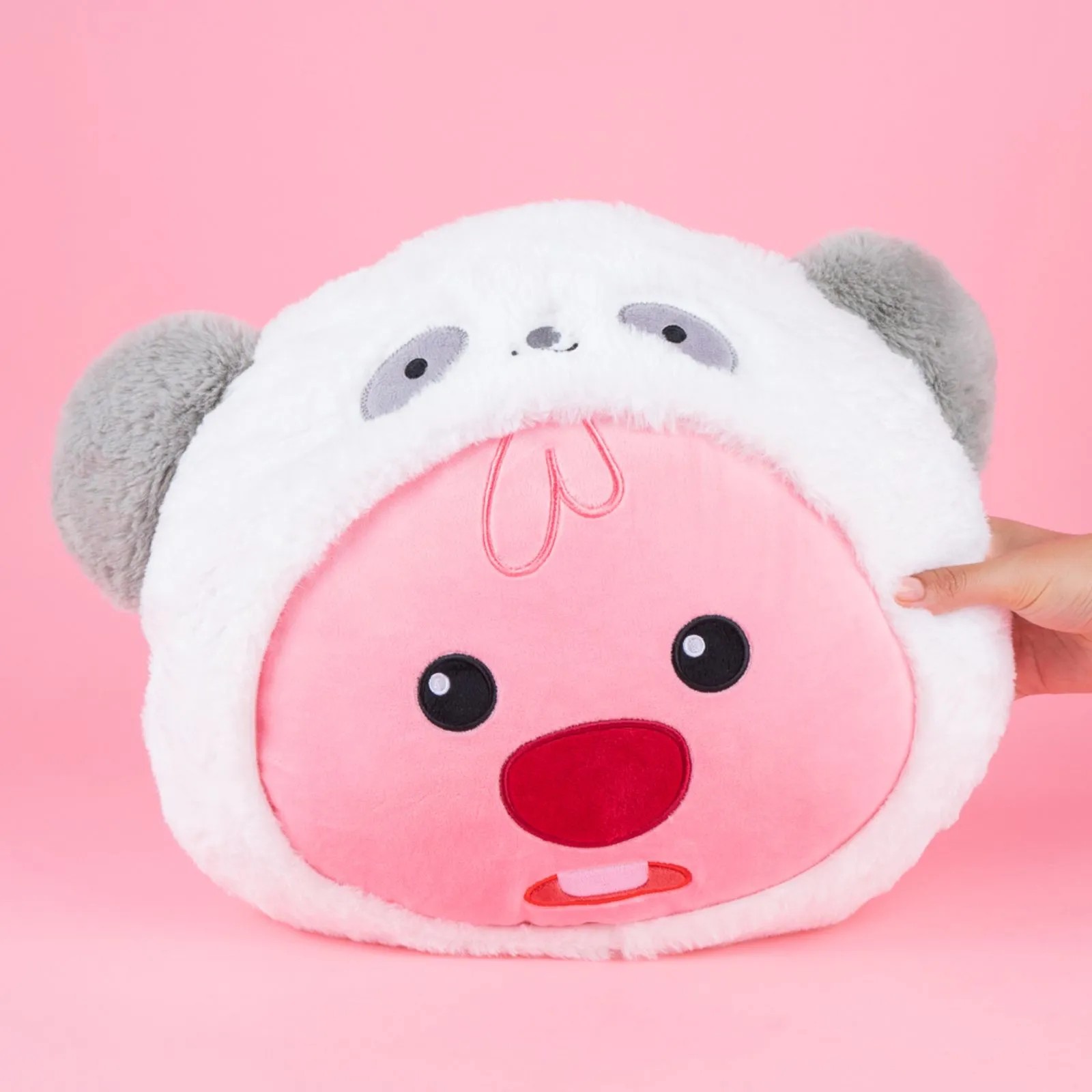 Zanmang Loopy Lisanslı Kostümlü Peluş Yastık (40cm) - Panda