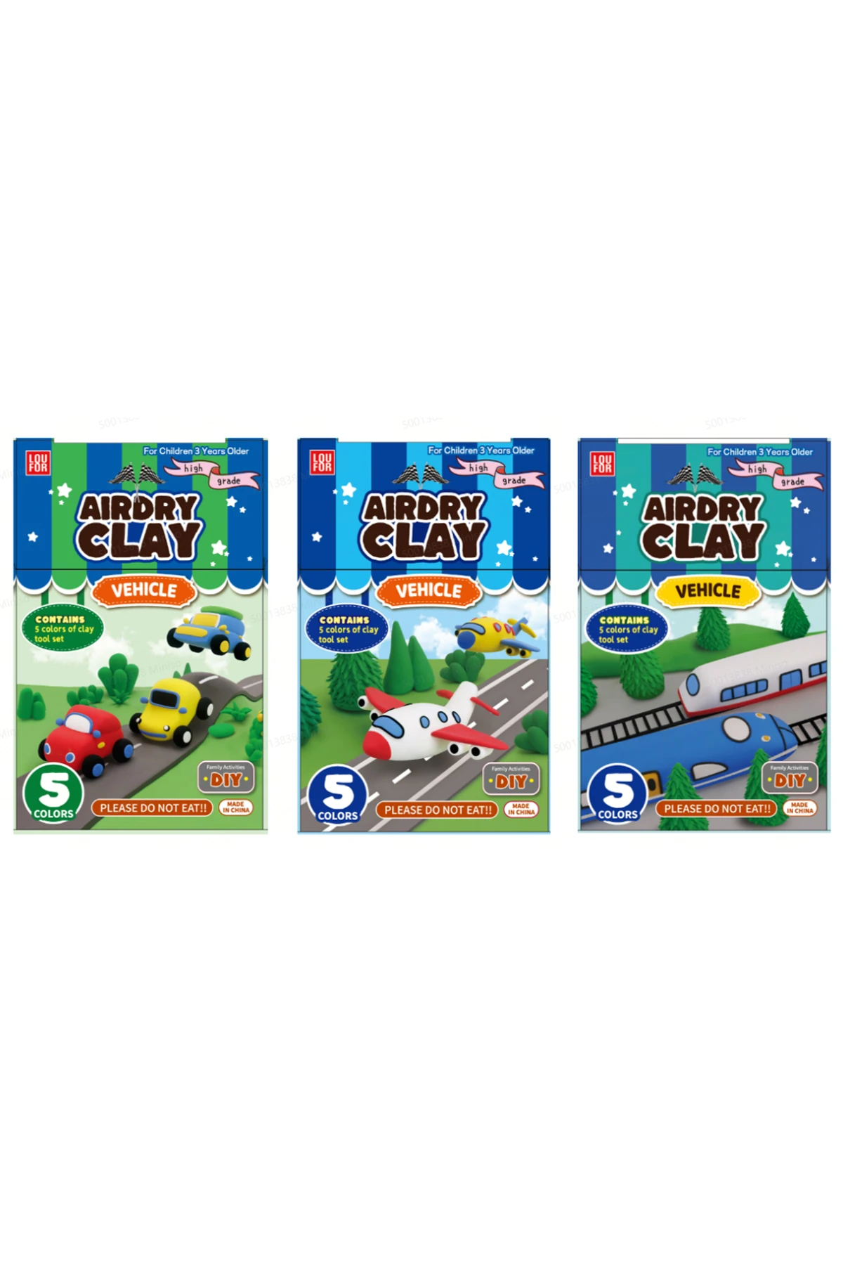 Araçlar Serisi Hafif Kil (3 Çeşitli Model)